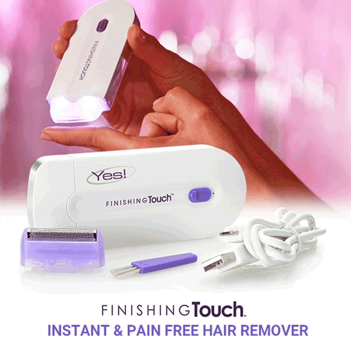 Rechargeable Yes Hair Remover Machine for Women – Finishing Touch Electric Hair Removal Tool for Smooth Skinv