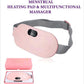 Portable Menstrual Heating Pad Belt for Women – Electric Period Pain Relief Massager with 3 Heat Levels & 4 Massage Modes (Flower Box)
