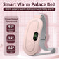 Portable Menstrual Heating Pad Belt for Women – Electric Period Pain Relief Massager with 3 Heat Levels & 4 Massage Modes (Flower Box)