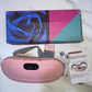 Portable Menstrual Heating Pad Belt for Women – Electric Period Pain Relief Massager with 3 Heat Levels & 4 Massage Modes (Flower Box)