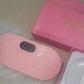 Portable Menstrual Heating Pad Belt for Women – Electric Period Pain Relief Massager with 3 Heat Levels & 4 Massage Modes (Flower Box)